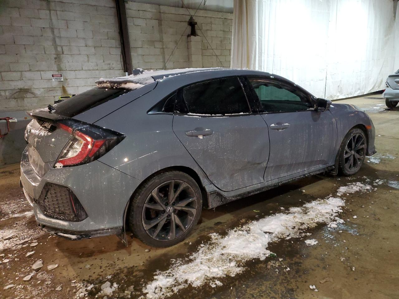 2017 Honda Civic VIN SHHFK7G46HU228151 Copart auction photo, side damage thumbnail 3