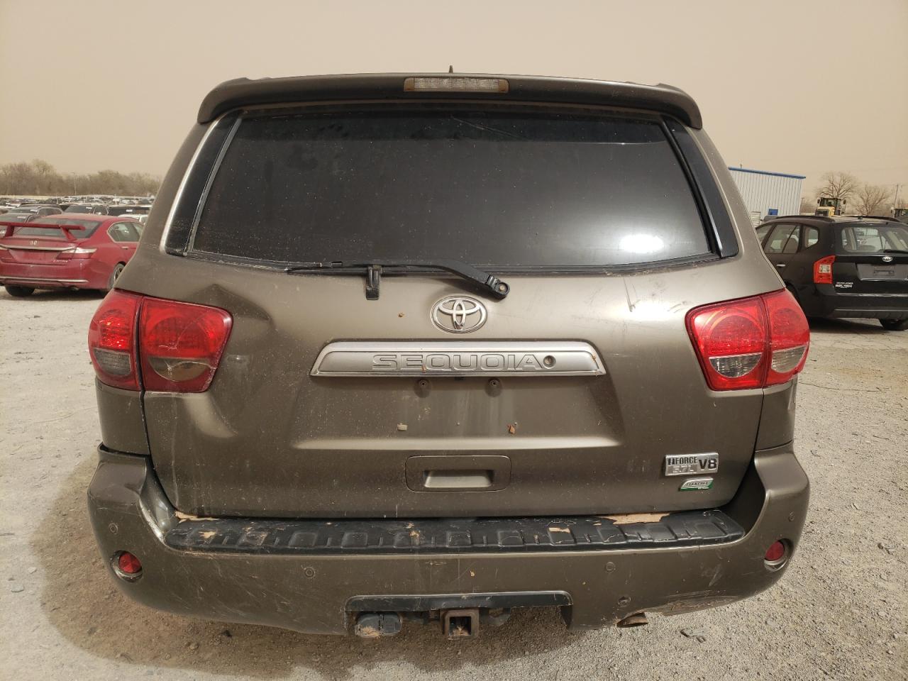 2016 Toyota Sequoia VIN 5TDJW5G16GS144710 Copart auction photo, rear end / minor dent/scratches damage thumbnail 6