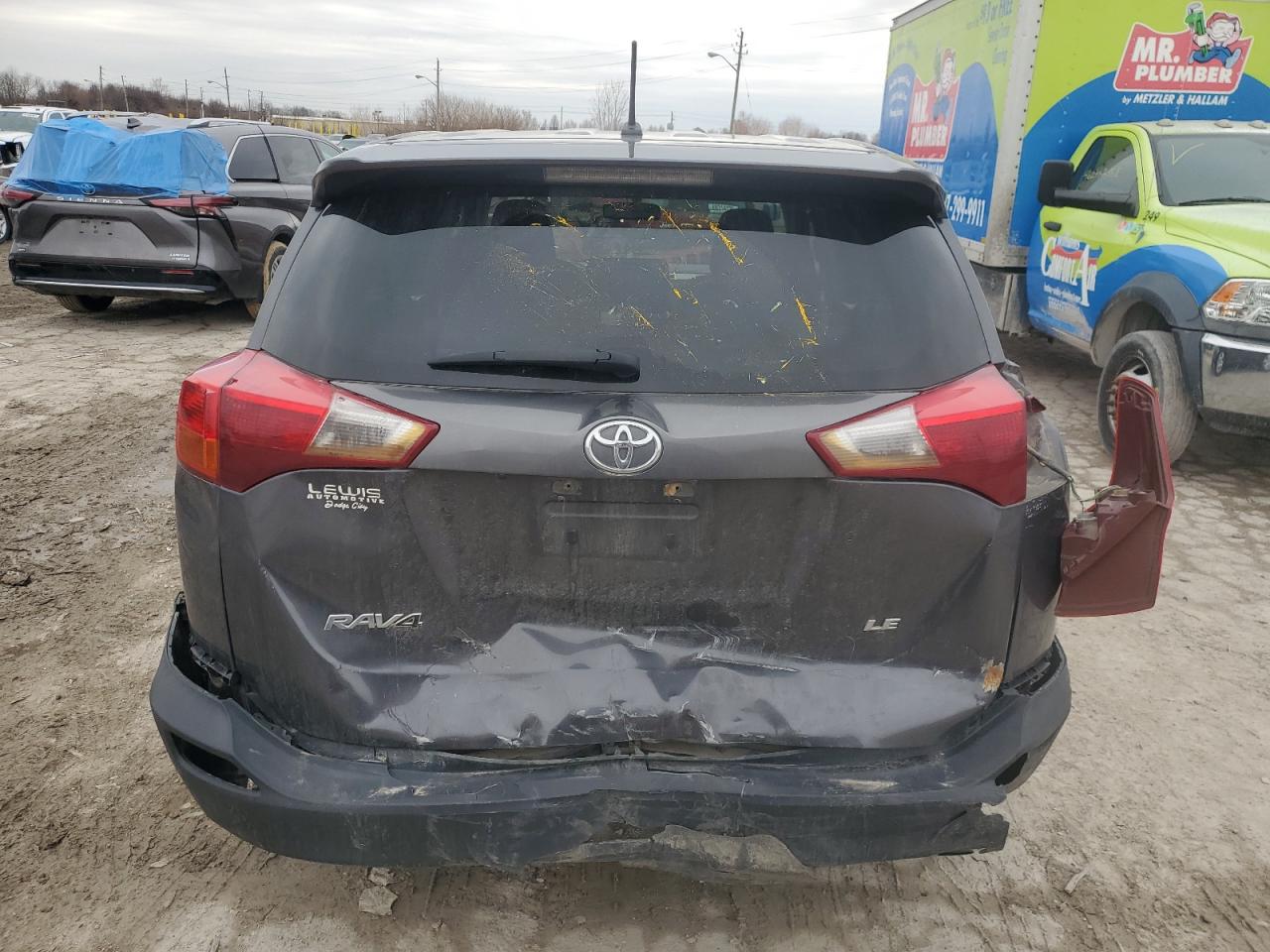 2015 Toyota RAV 4 VIN JTMZFREV6FJ056266 Copart auction photo, front end / rear end damage thumbnail 6
