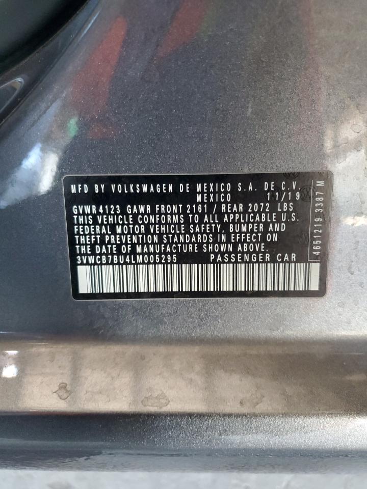 2020 Volkswagen Jetta VIN 3VWCB7BU4LM005295 Copart auction photo, front end damage thumbnail 13