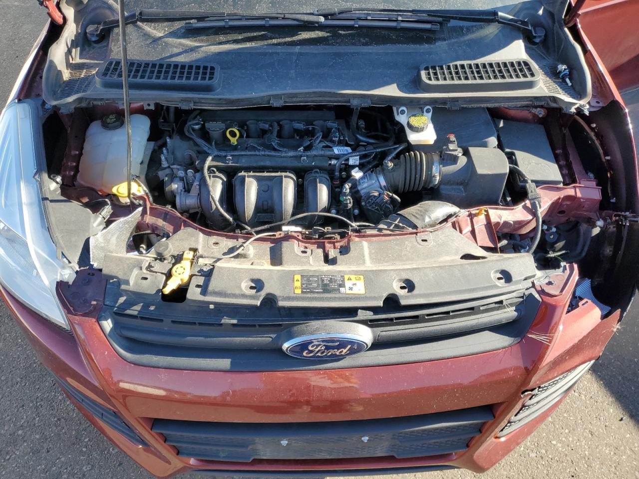 2015 Ford Escape VIN 1FMCU0F76FUB26253 Copart auction photo, front end damage thumbnail 12
