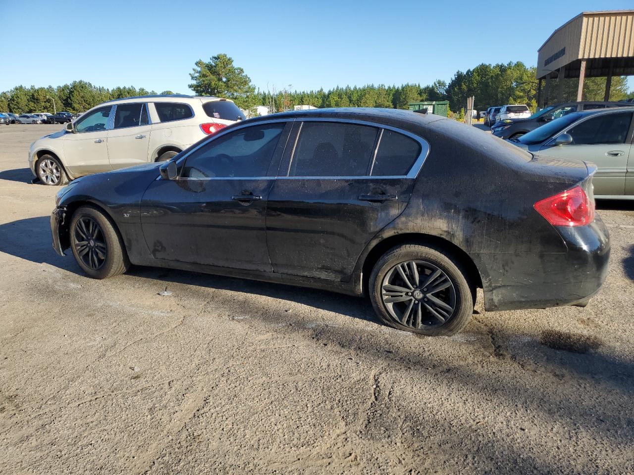 2015 Infiniti Q40 VIN JN1CV6AR5FM522612 Copart auction photo, front end damage thumbnail 2