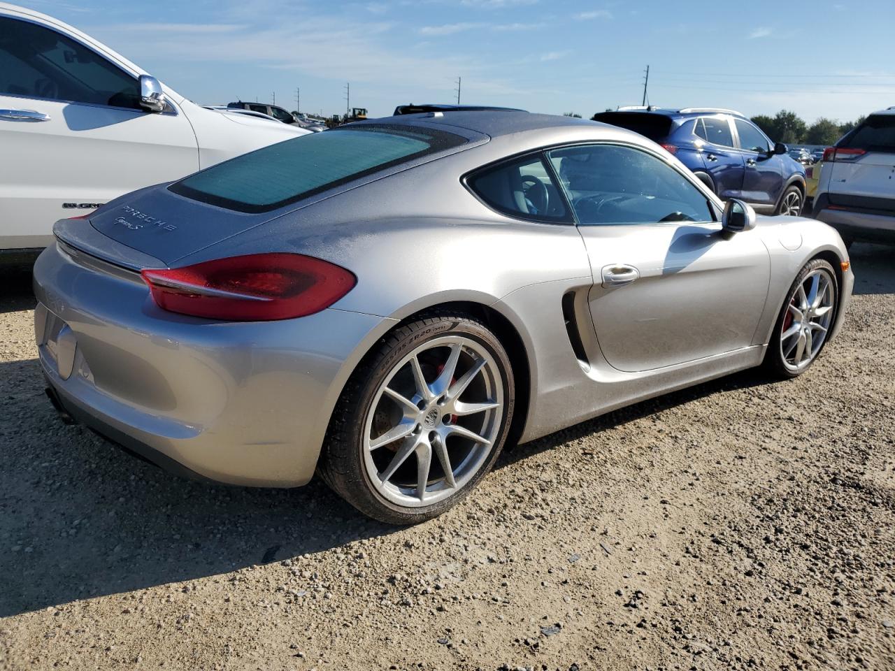 2014 Porsche Cayman VIN WP0AB2A89EK190939 Copart auction photo, water/flood damage thumbnail 3