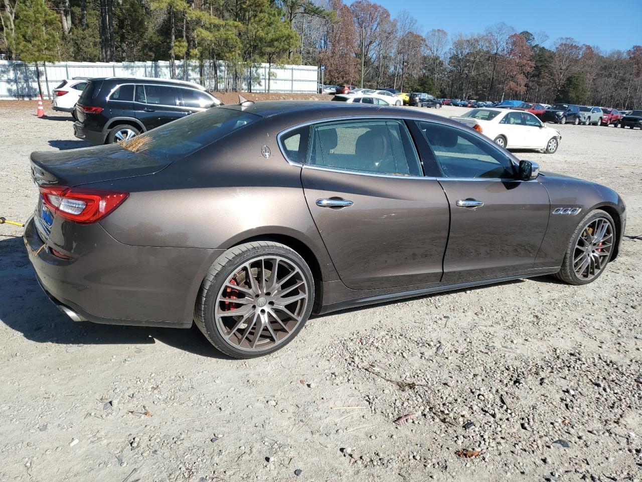 2016 Maserati Quattroporte VIN ZAM56RRA9G1185301 Copart auction photo, unknown damage thumbnail 3