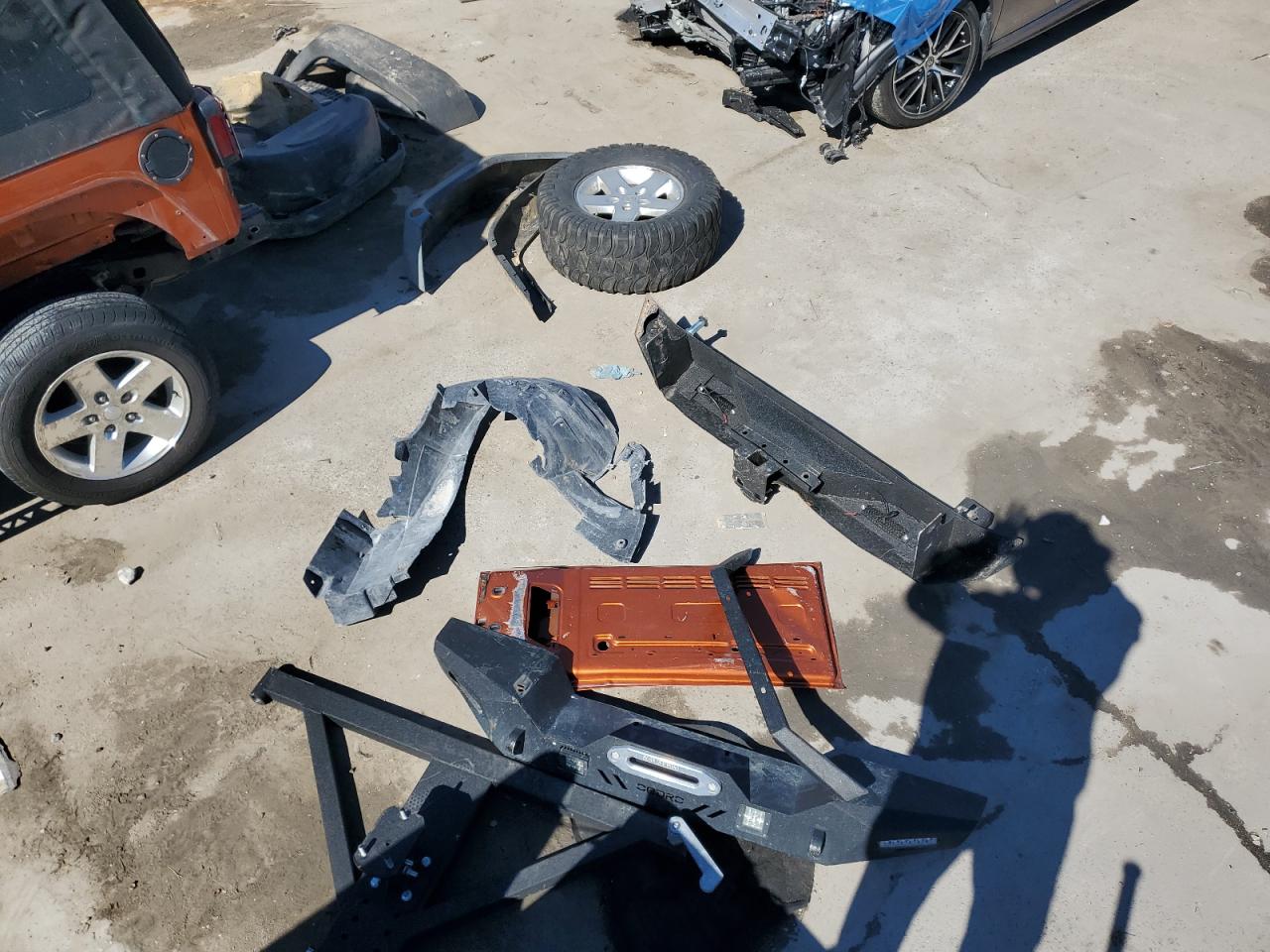2011 Jeep Wrangler VIN 1J4AA2D17BL529442 Copart auction photo, rear end damage thumbnail 13