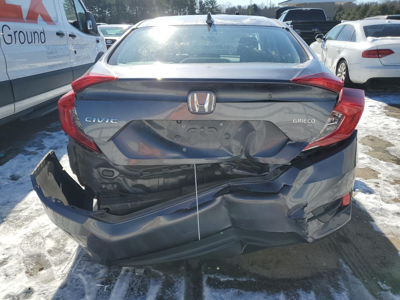 2018 Honda Civic VIN 2HGFC2F72JH531720 Copart auction photo, rear end / front end damage thumbnail 6