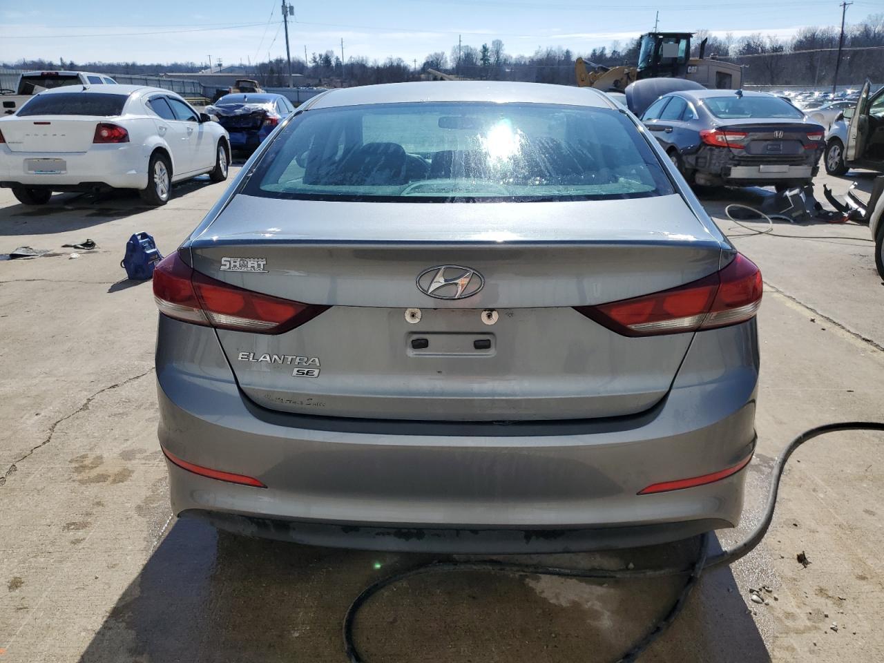 2018 Hyundai Elantra VIN KMHD74LF6JU573401 Copart auction photo, front end damage thumbnail 6