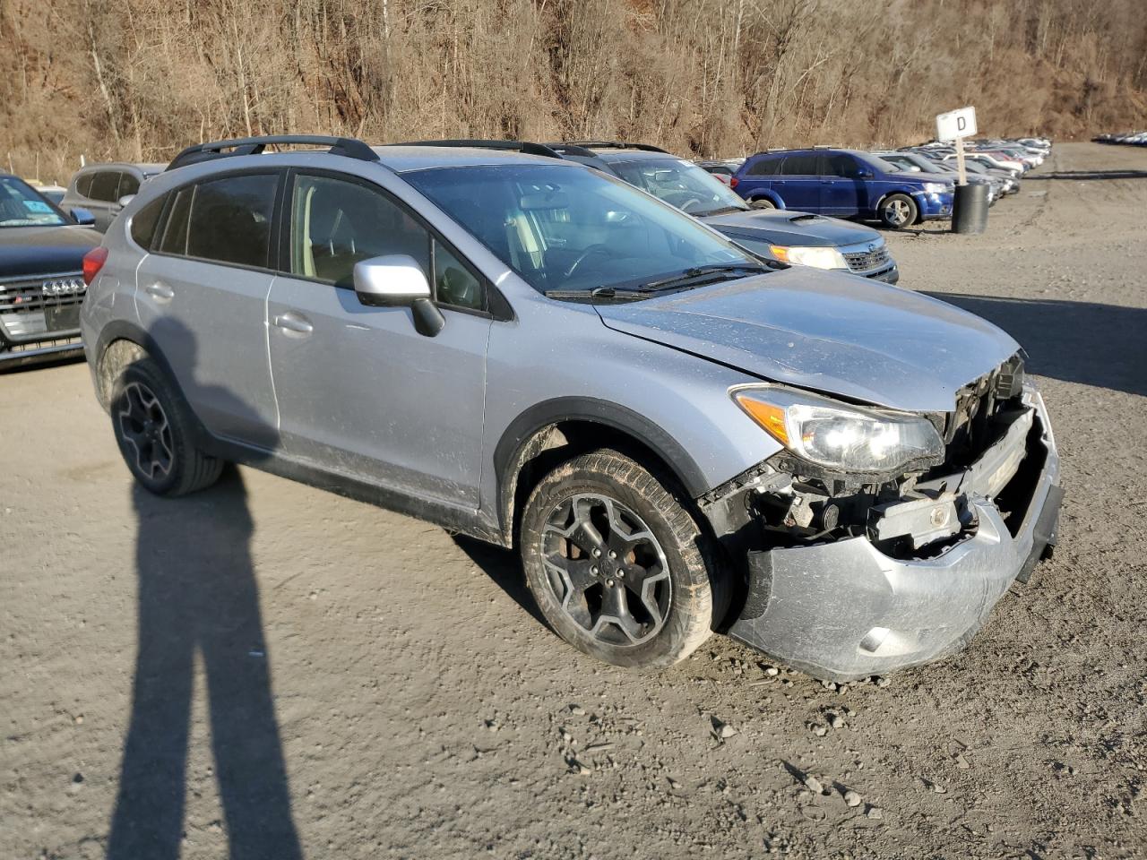 2014 Subaru XV VIN JF2GPAGC0E8242216 Copart auction photo, front end damage thumbnail 4