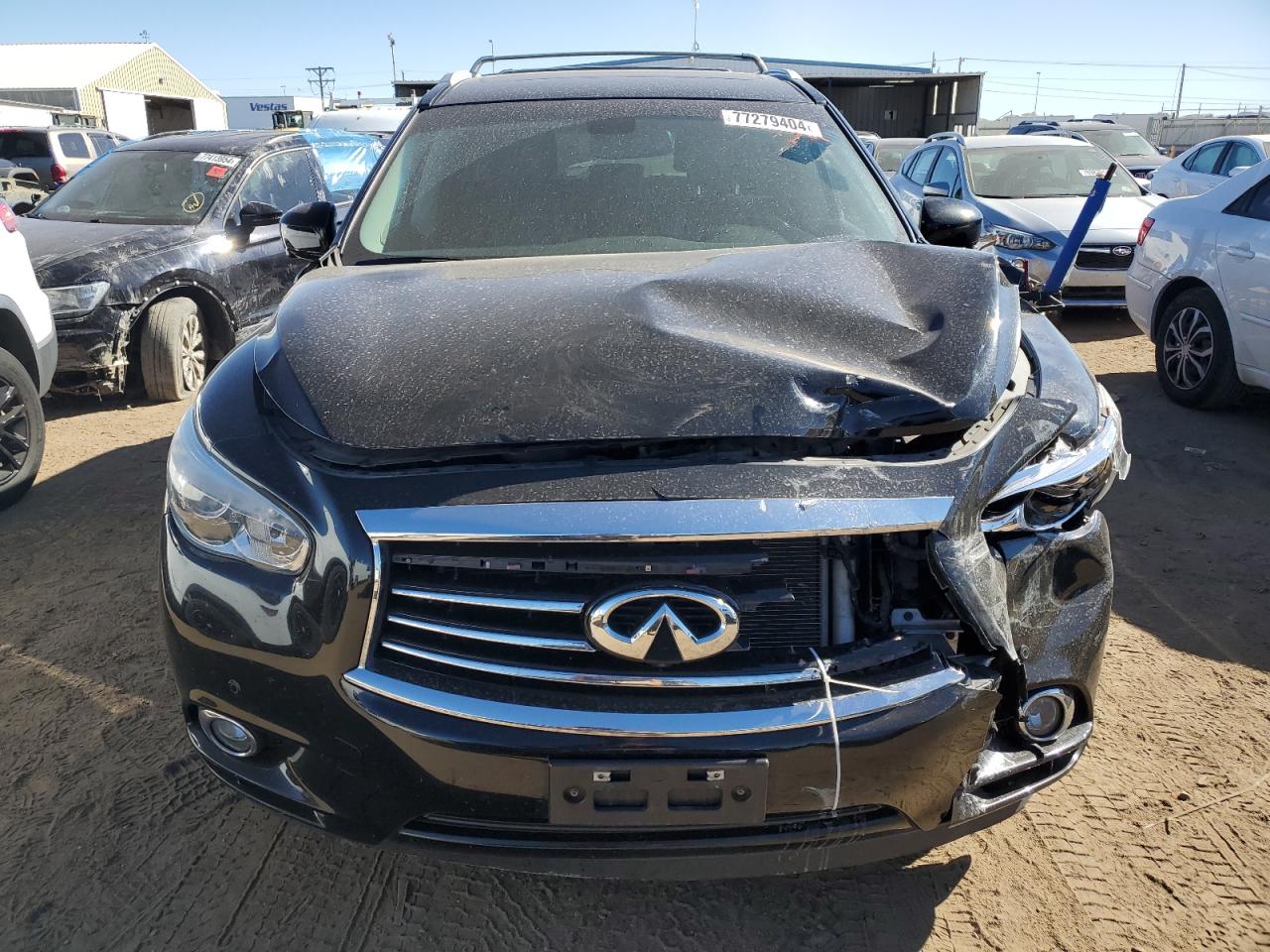 2014 Infiniti QX60 VIN 5N1AL0MM4EC537125 Copart auction photo, front end damage thumbnail 5