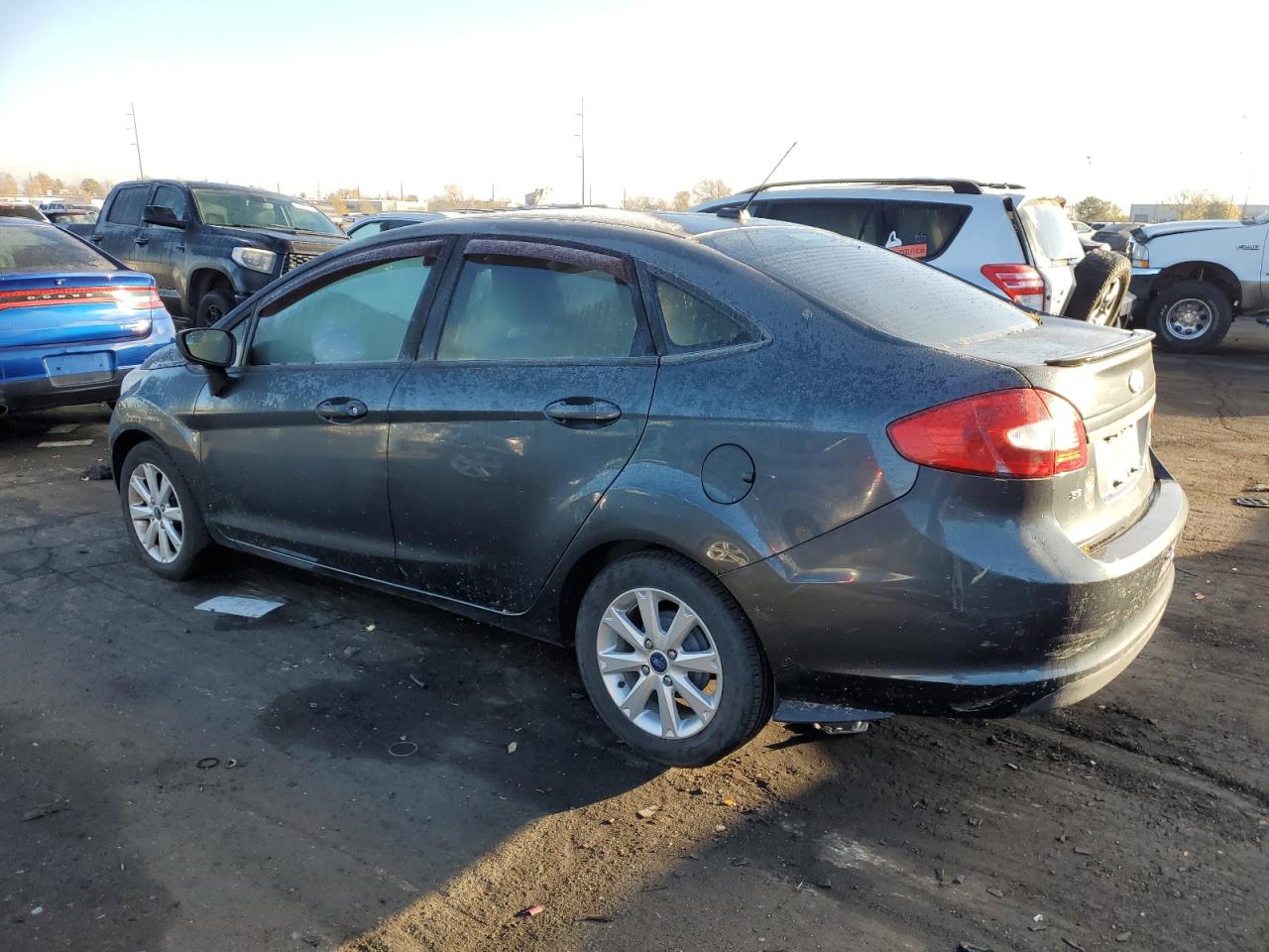 2011 Ford Fiesta VIN 3FADP4BJ0BM167605 Copart auction photo, side damage thumbnail 2