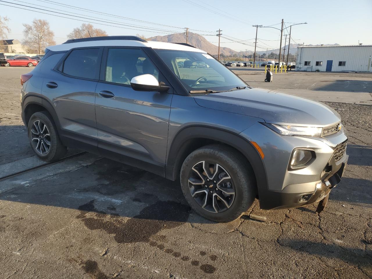 2022 Chevrolet TrailBlazer VIN KL79MVSL4NB061568 Copart auction photo, front end damage thumbnail 4