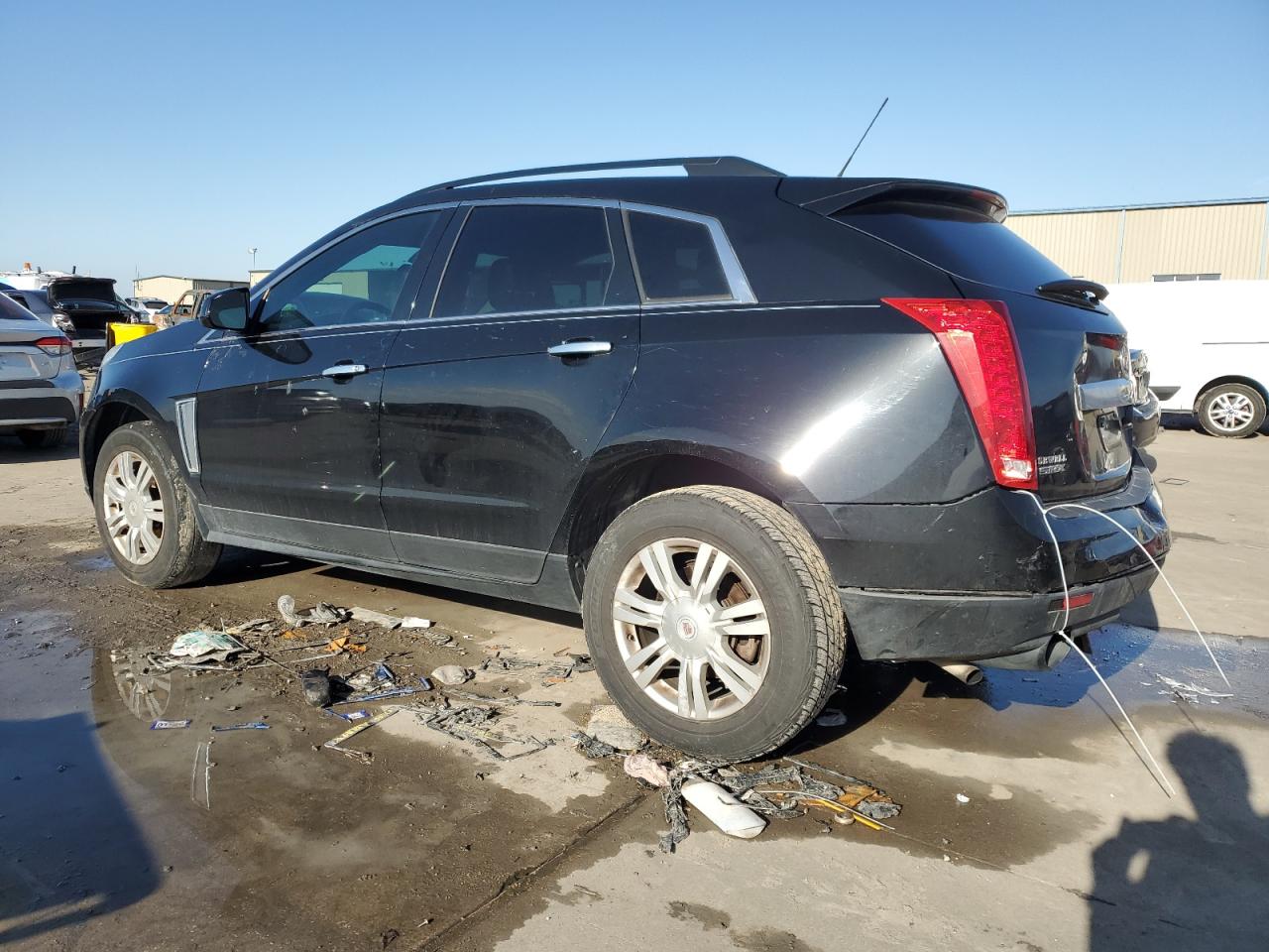 2015 Cadillac SRX VIN 3GYFNAE3XFS599733 Copart auction photo, rear end damage thumbnail 2