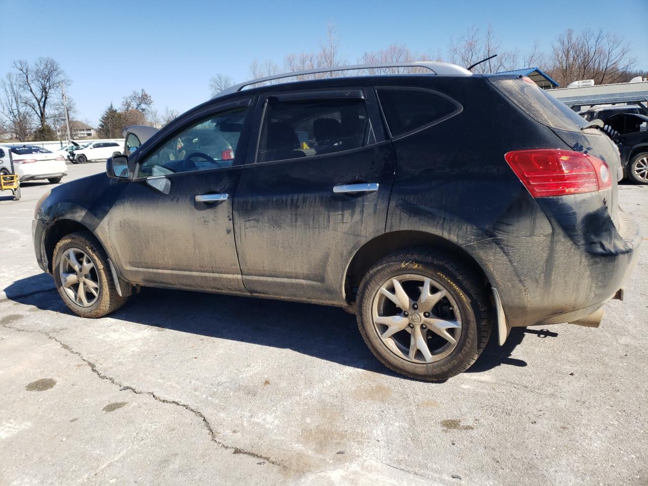 2010 Nissan Rogue VIN JN8AS5MT2AW506027 Copart auction photo, front end / hail damage thumbnail 2
