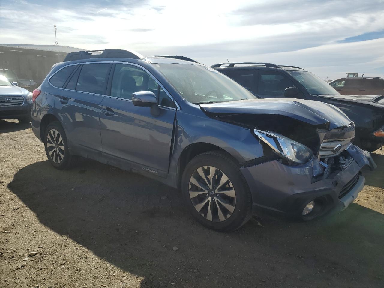 2015 Subaru Outback VIN 4S4BSBLC4F3217476 Copart auction photo, front end damage thumbnail 4