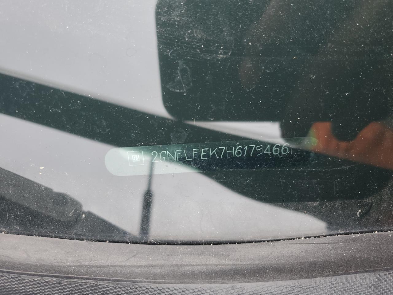 2017 Chevrolet Equinox VIN 2GNFLFEK7H6175466 Copart auction photo, side damage thumbnail 14