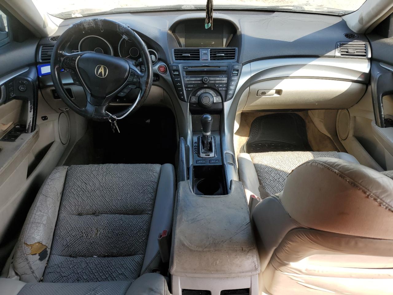 2009 Acura TL VIN 19UUA86519A010965 Copart auction photo, side / front end damage thumbnail 8