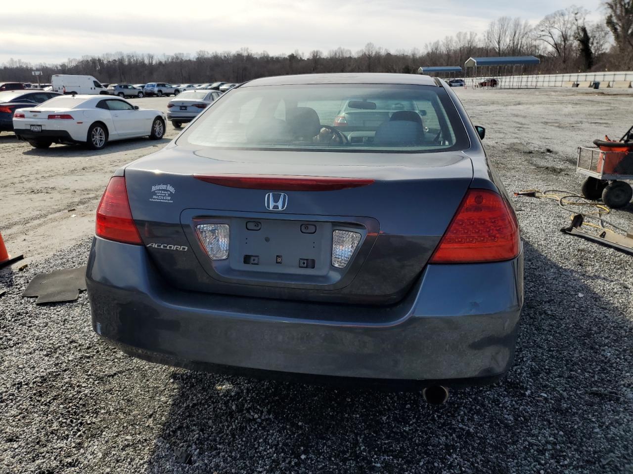 2007 Honda Accord VIN 1HGCM56377A017321 Copart auction photo, front end damage thumbnail 6