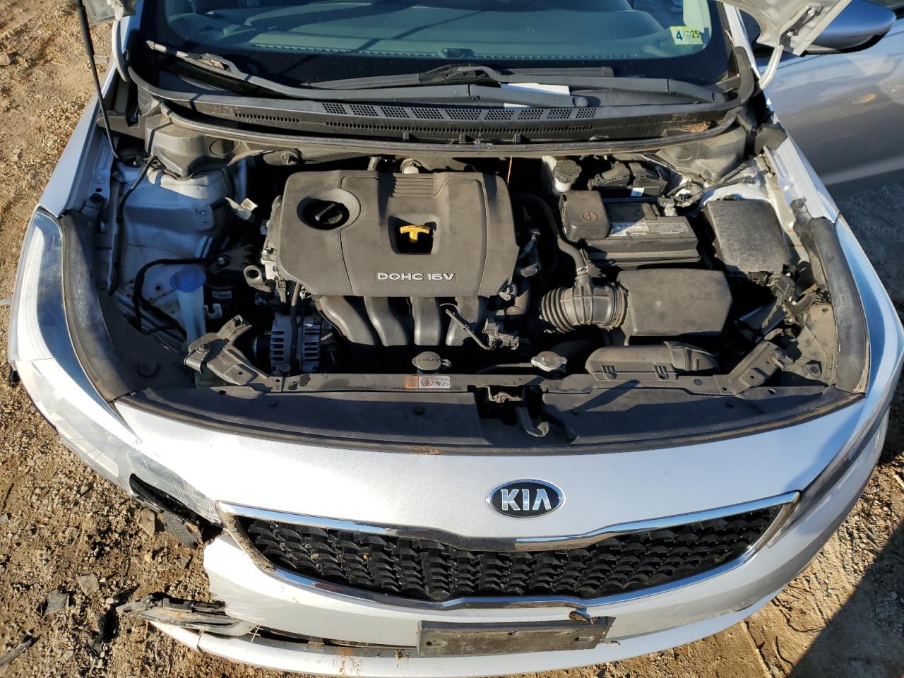 2017 KIA Forte VIN 3KPFK4A77HE059587 Copart auction photo, front end / all over damage thumbnail 12
