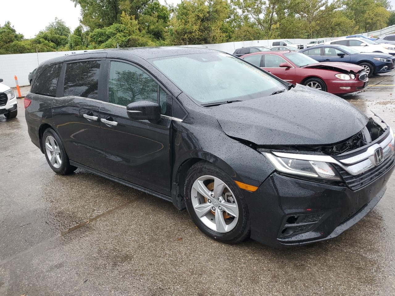 2020 Honda Odyssey VIN 5FNRL6H78LB044904 Copart auction photo, front end damage thumbnail 4