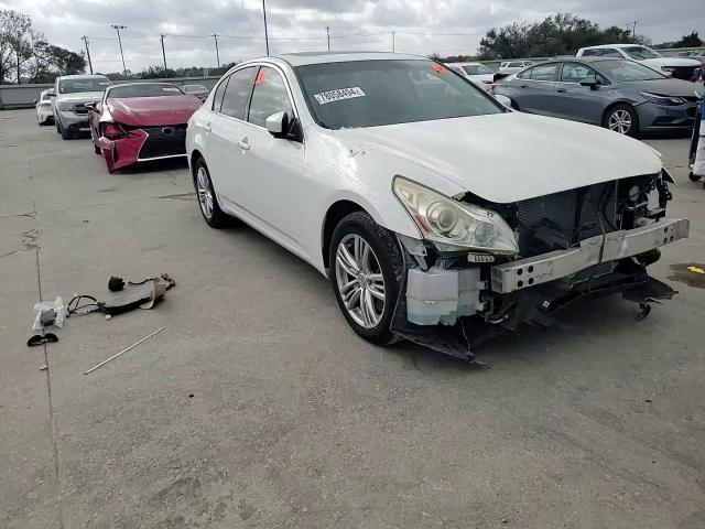 2013 Infiniti G VIN JN1CV6AR2DM762570 Copart auction photo, front end / minor dent/scratches damage thumbnail 10