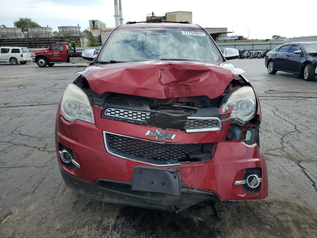 2015 Chevrolet Equinox VIN 2GNFLGE35F6393272 Copart auction photo, front end / side damage thumbnail 5