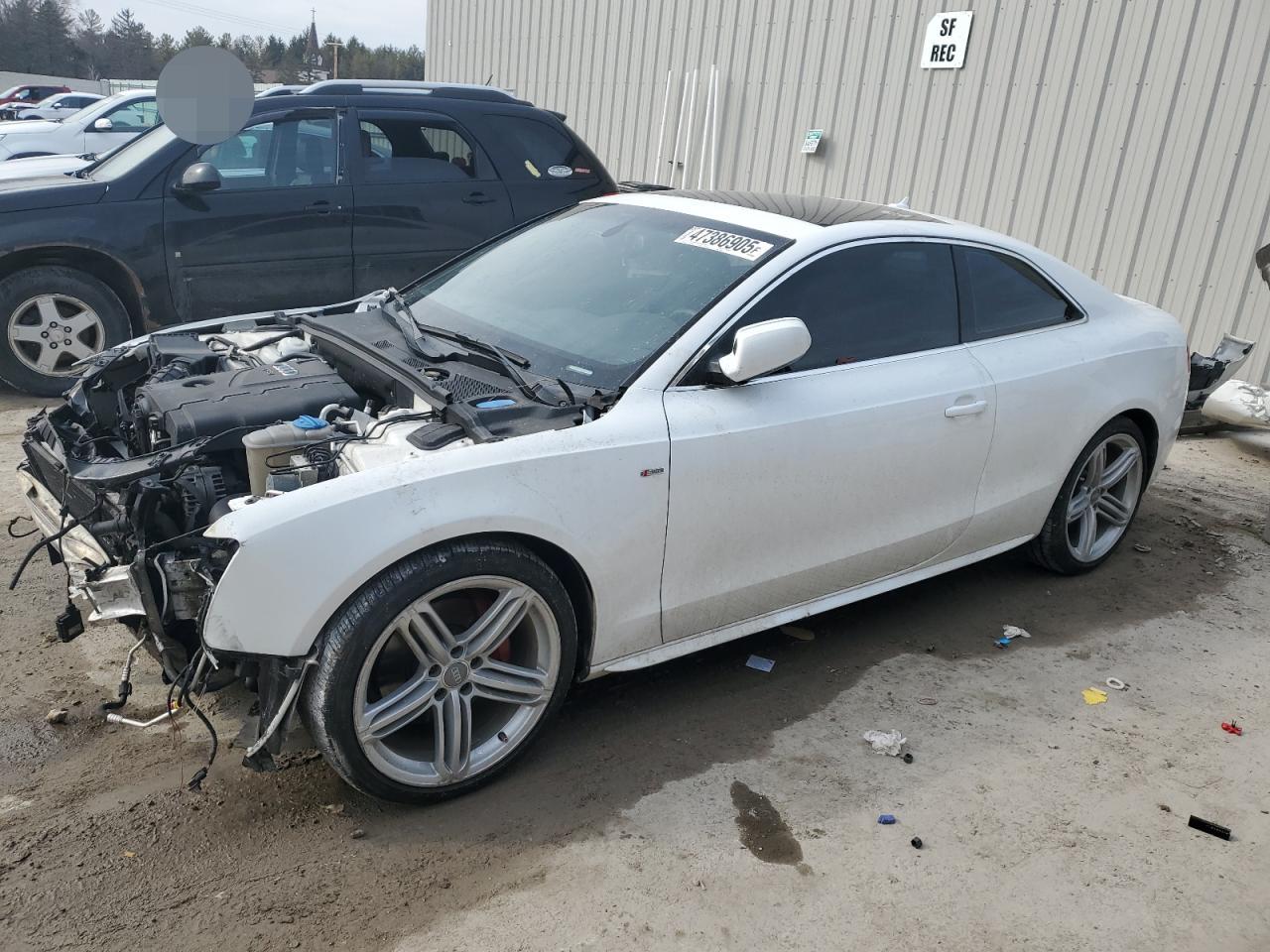 2013 Audi A5 VIN WAUWFAFR3DA029817 - Copart auction photo