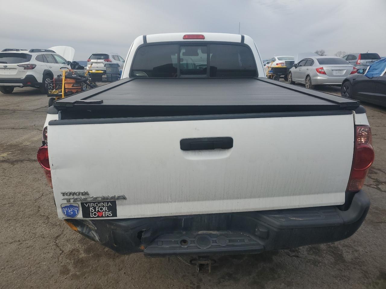 2014 Toyota Tacoma VIN 5TFTX4CN3EX042975 Copart auction photo, rear end damage thumbnail 6