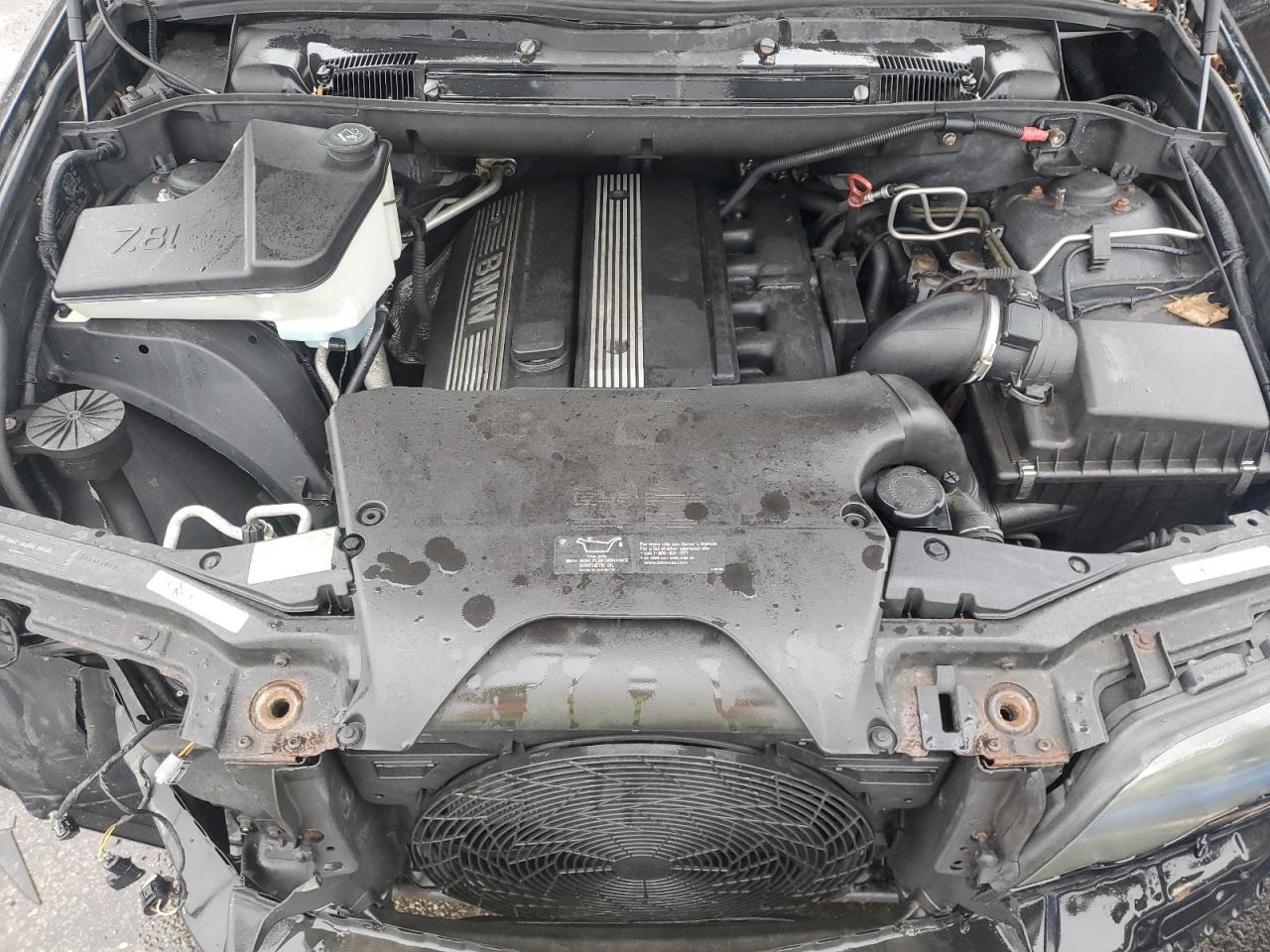 2002 BMW X5 VIN 5UXFA53582LP34901 Copart auction photo, front end / minor dent/scratches damage thumbnail 12