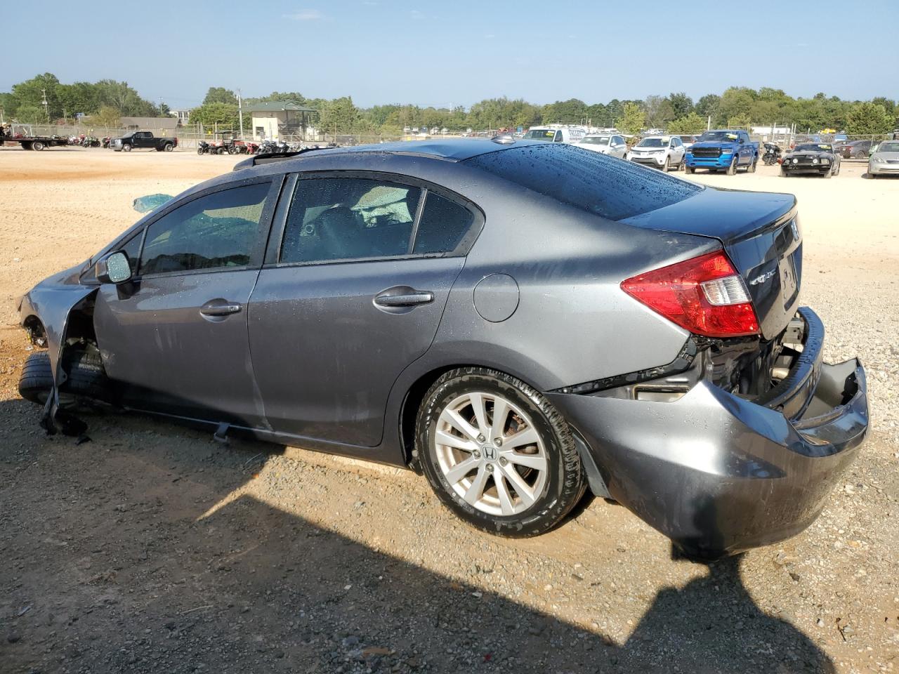 2012 Honda Civic VIN 19XFB2F94CE030393 Copart auction photo, all over damage thumbnail 2