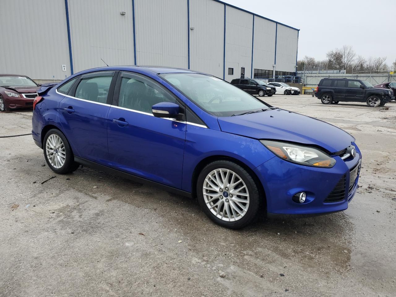 2013 Ford Focus VIN 1FADP3J29DL361042 Copart auction photo, rear end damage thumbnail 4