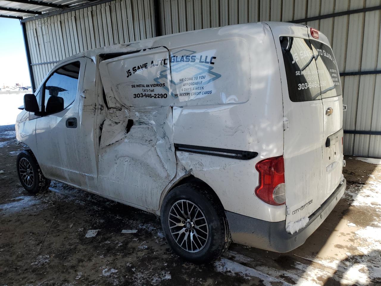 2016 Chevrolet Express VIN 3N63M0ZNXGK694387 Copart auction photo, front end / side damage thumbnail 2