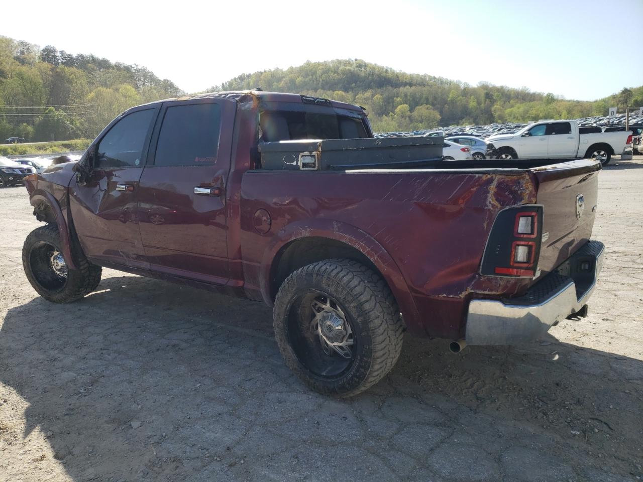 2017 RAM 1500 VIN 1C6RR7NT8HS716760 Copart auction photo, rollover damage thumbnail 2