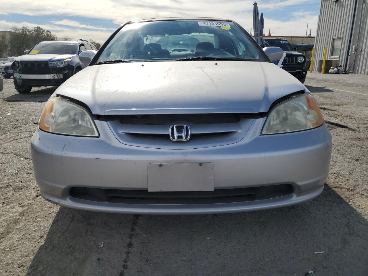 2001 Honda Civic VIN 1HGEM22901L109402 Copart auction photo, side damage thumbnail 5