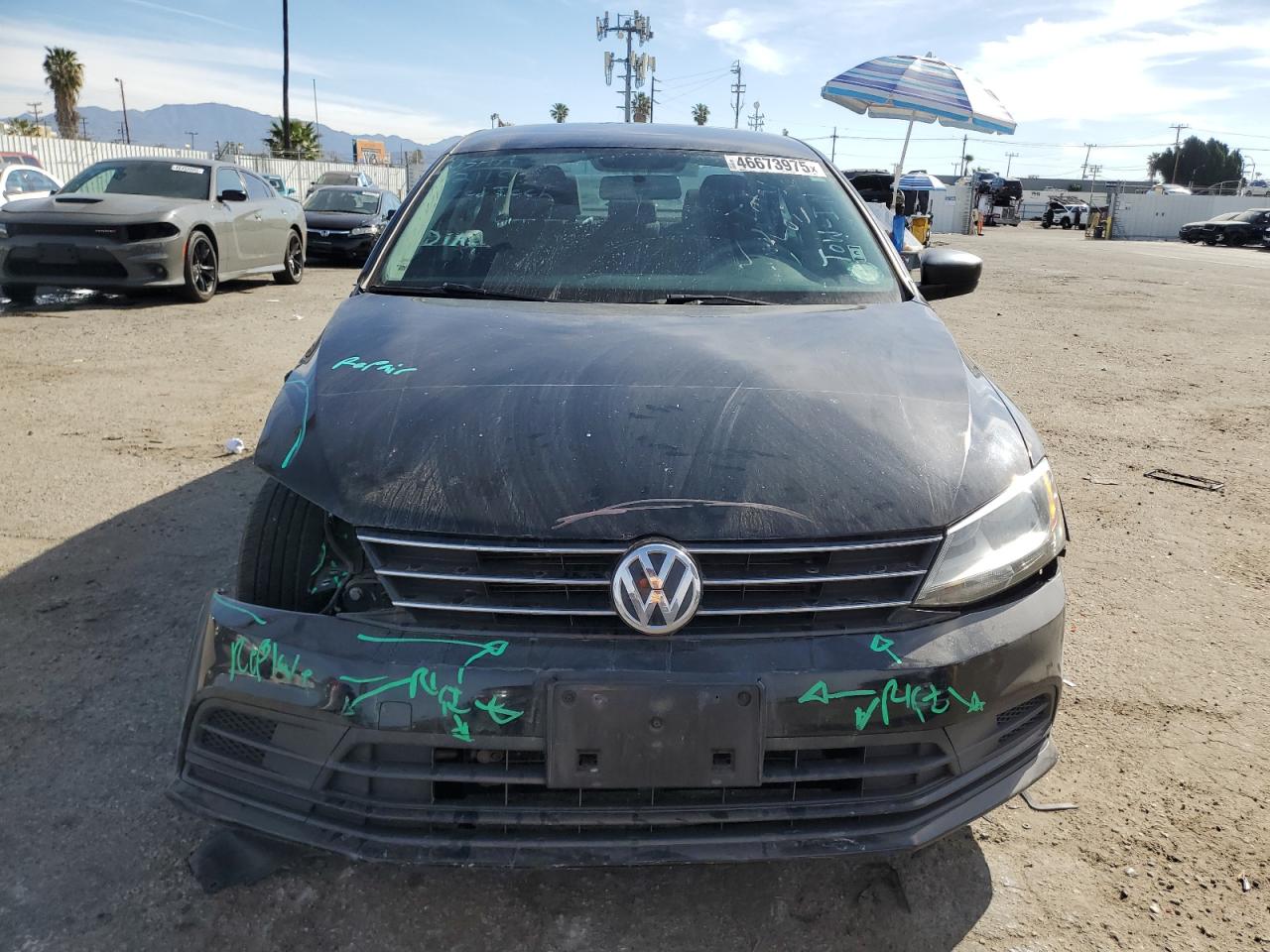 2016 Volkswagen Jetta VIN 3VW267AJ2GM304491 Copart auction photo, front end / rear end damage thumbnail 5