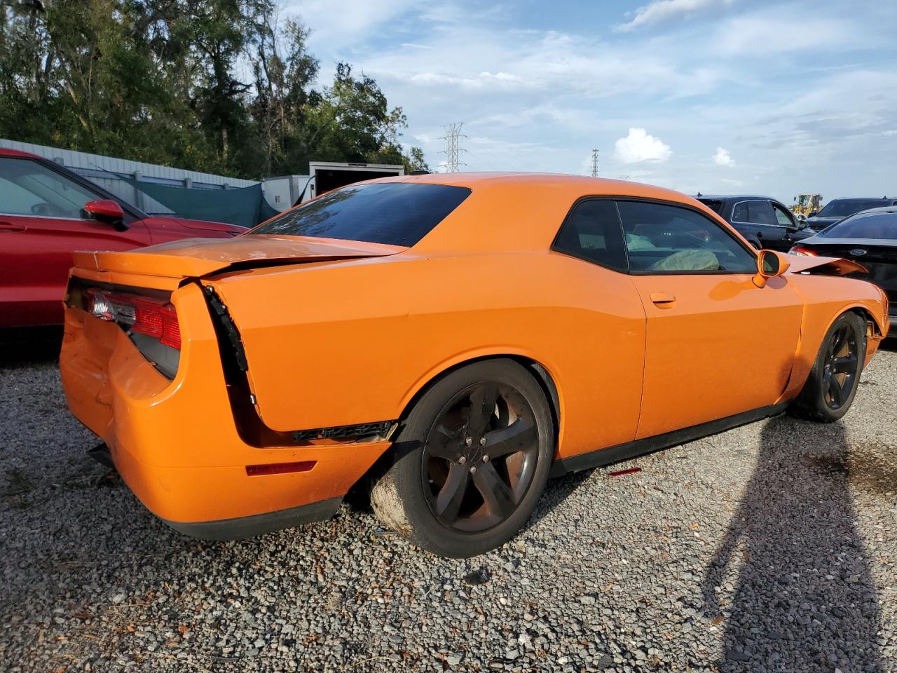 2014 Dodge Challenger VIN 2C3CDYBT5EH181952 Copart auction photo, rear end / front end damage thumbnail 3