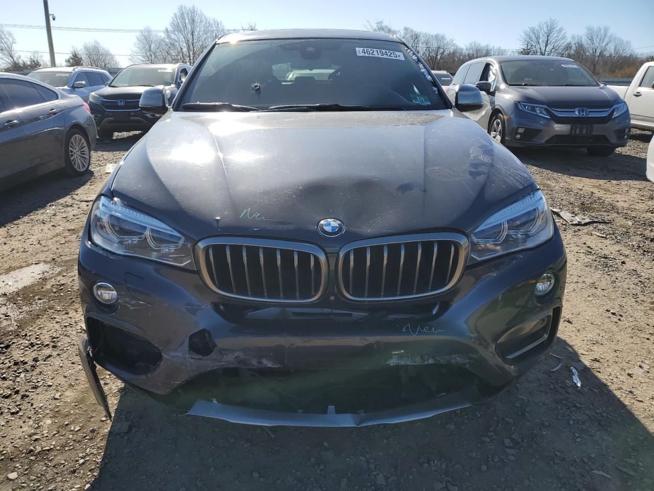 2016 BMW X6 VIN 5UXKU6C59G0S82414 Copart auction photo, rear end / front end damage thumbnail 5