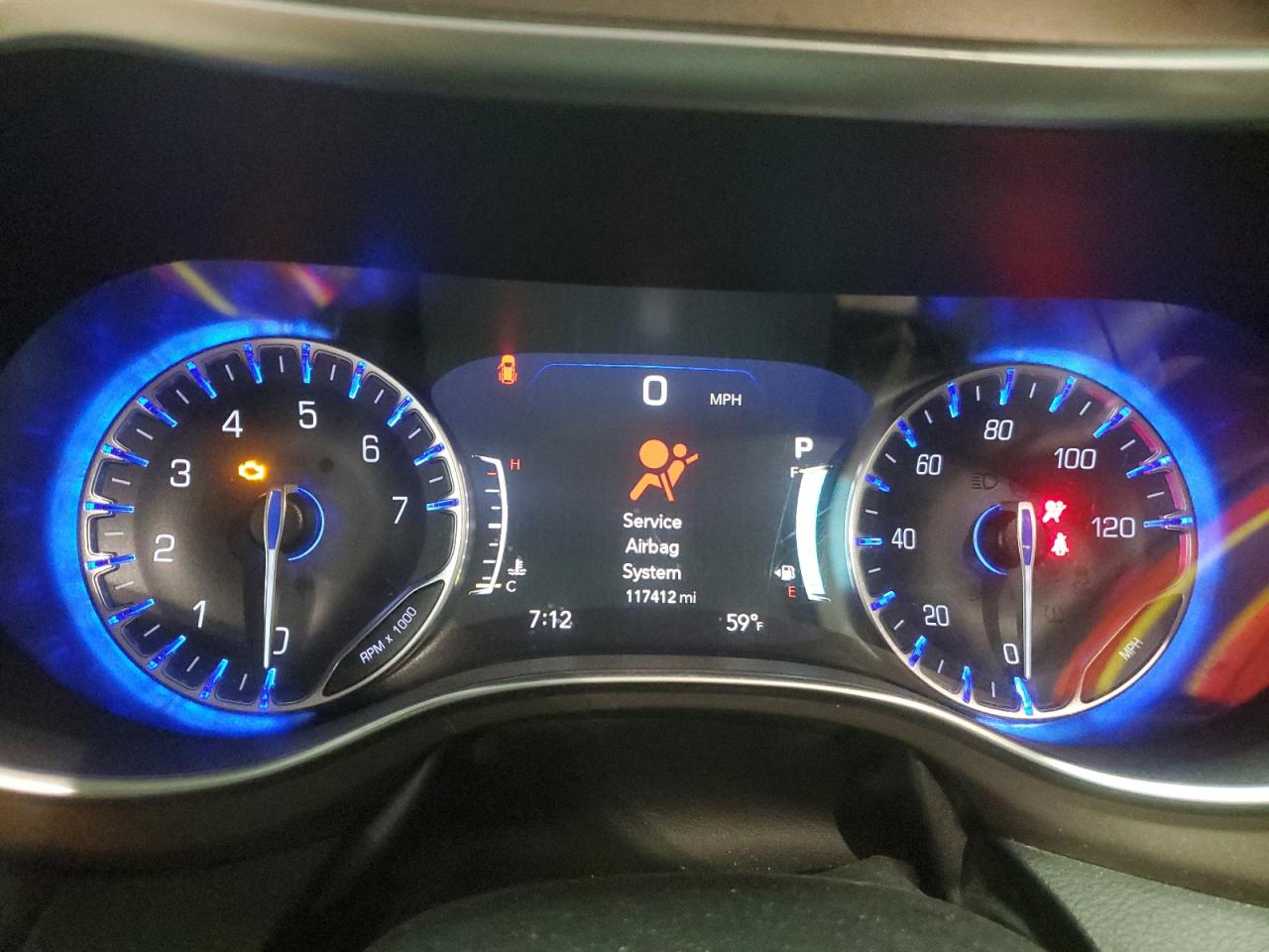2018 Chrysler Pacifica VIN 2C4RC1EG5JR260847 Copart auction photo, front end / minor dent/scratches damage thumbnail 9