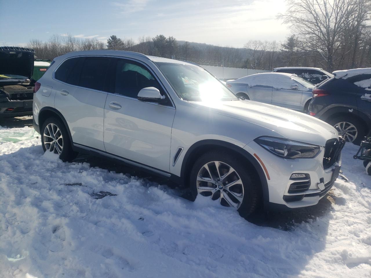 2019 BMW X5 VIN 5UXCR6C55KLL13512 Copart auction photo, front end / side damage thumbnail 4