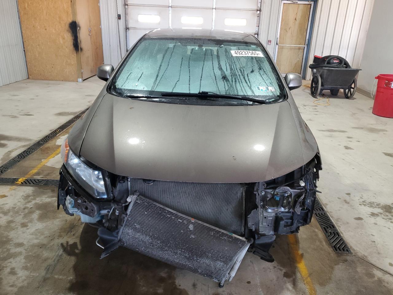 2012 Honda Civic VIN 2HGFB2F51CH503492 Copart auction photo, front end damage thumbnail 5