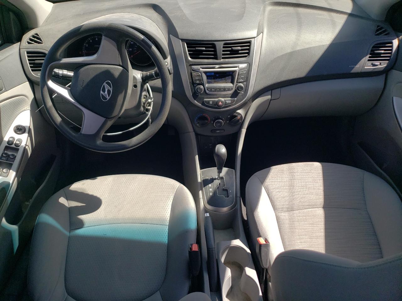 2015 Hyundai Accent VIN KMHCT4AE6FU888143 Copart auction photo, front end damage thumbnail 8