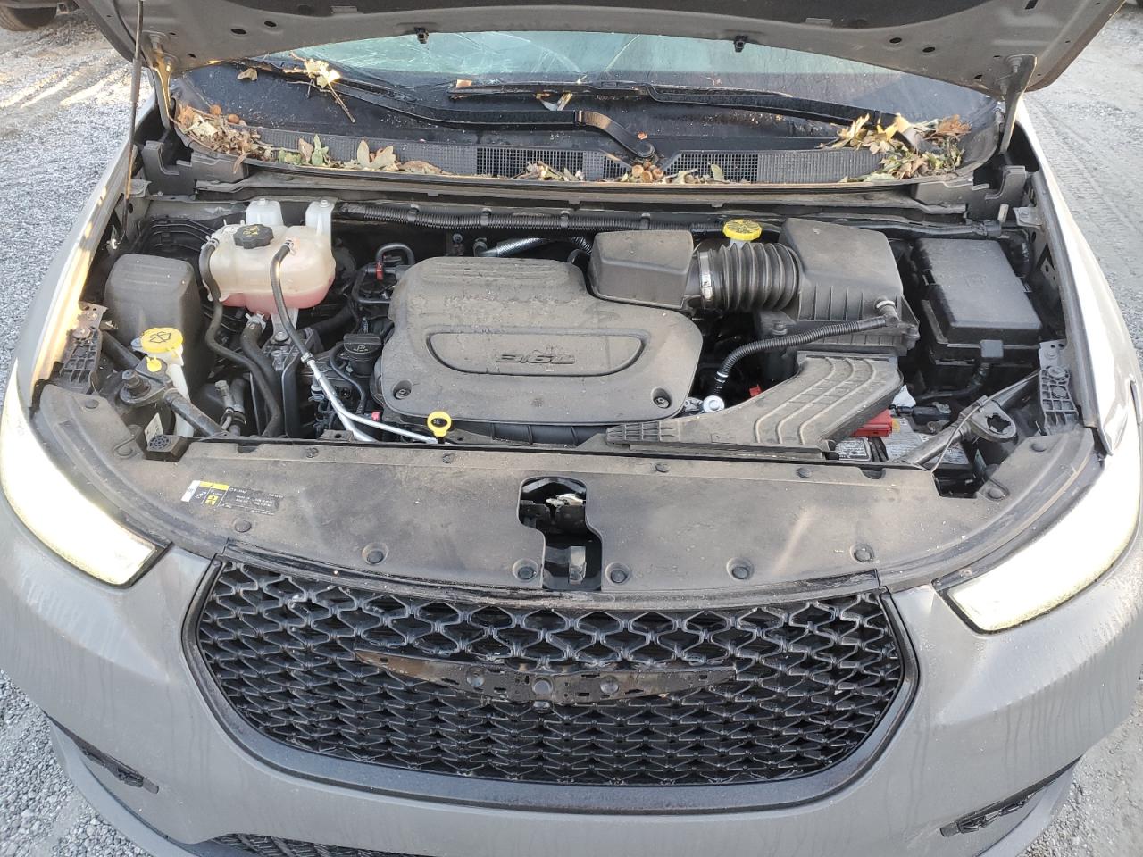 2021 Chrysler Pacifica VIN 2C4RC1BG2MR605390 Copart auction photo, top/roof damage thumbnail 12