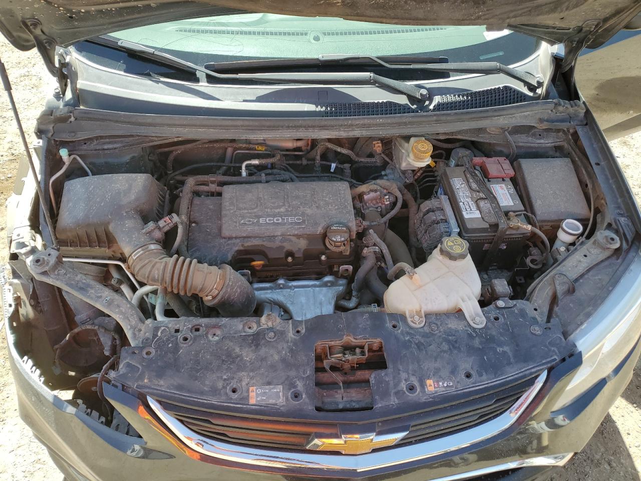 2019 Chevrolet Sonic VIN 1G1JB5SB4K4102934 Copart auction photo, front end damage thumbnail 11