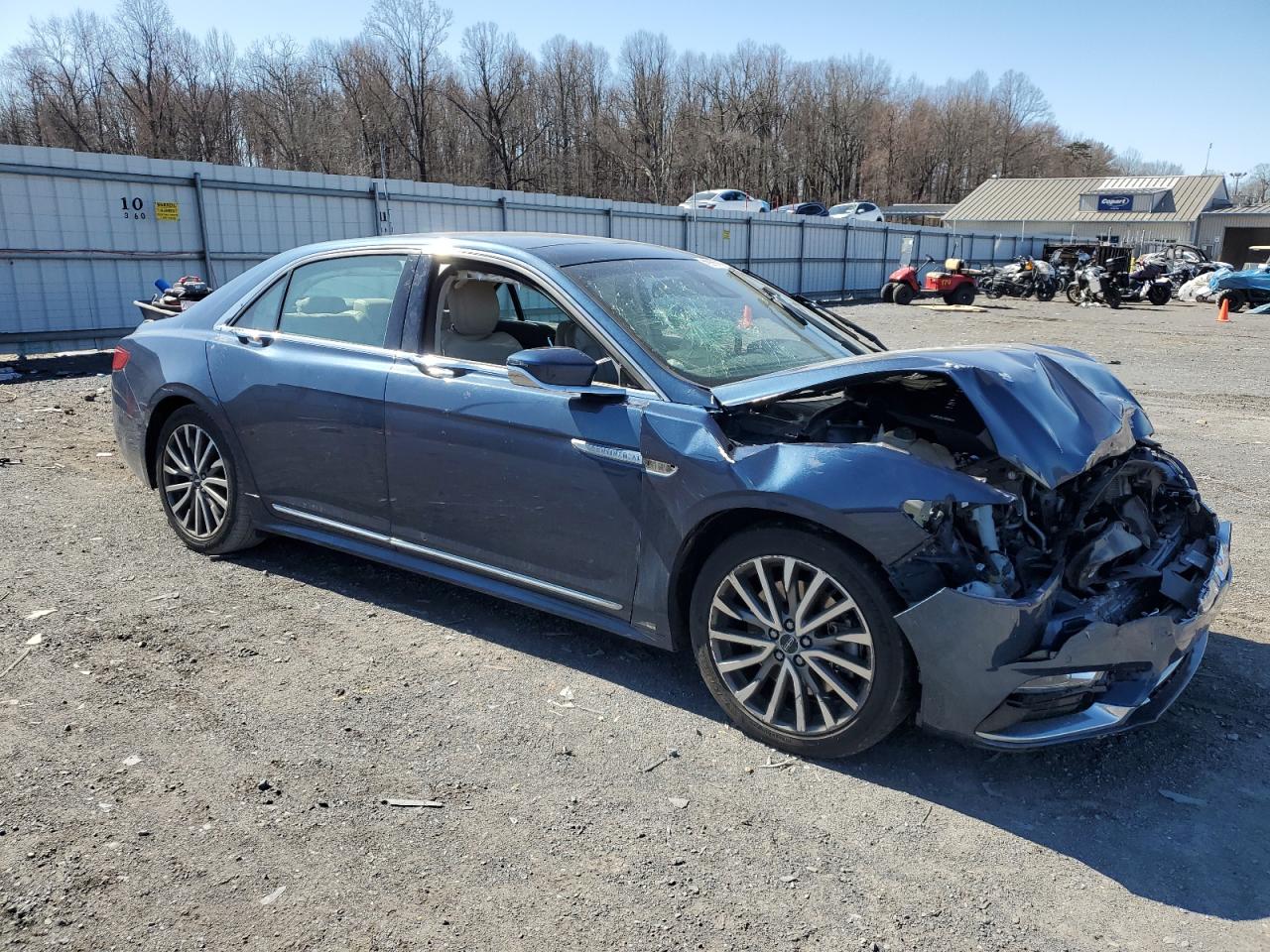 2017 Lincoln Continental VIN 1LN6L9TK6H5620090 Copart auction photo, front end damage thumbnail 4