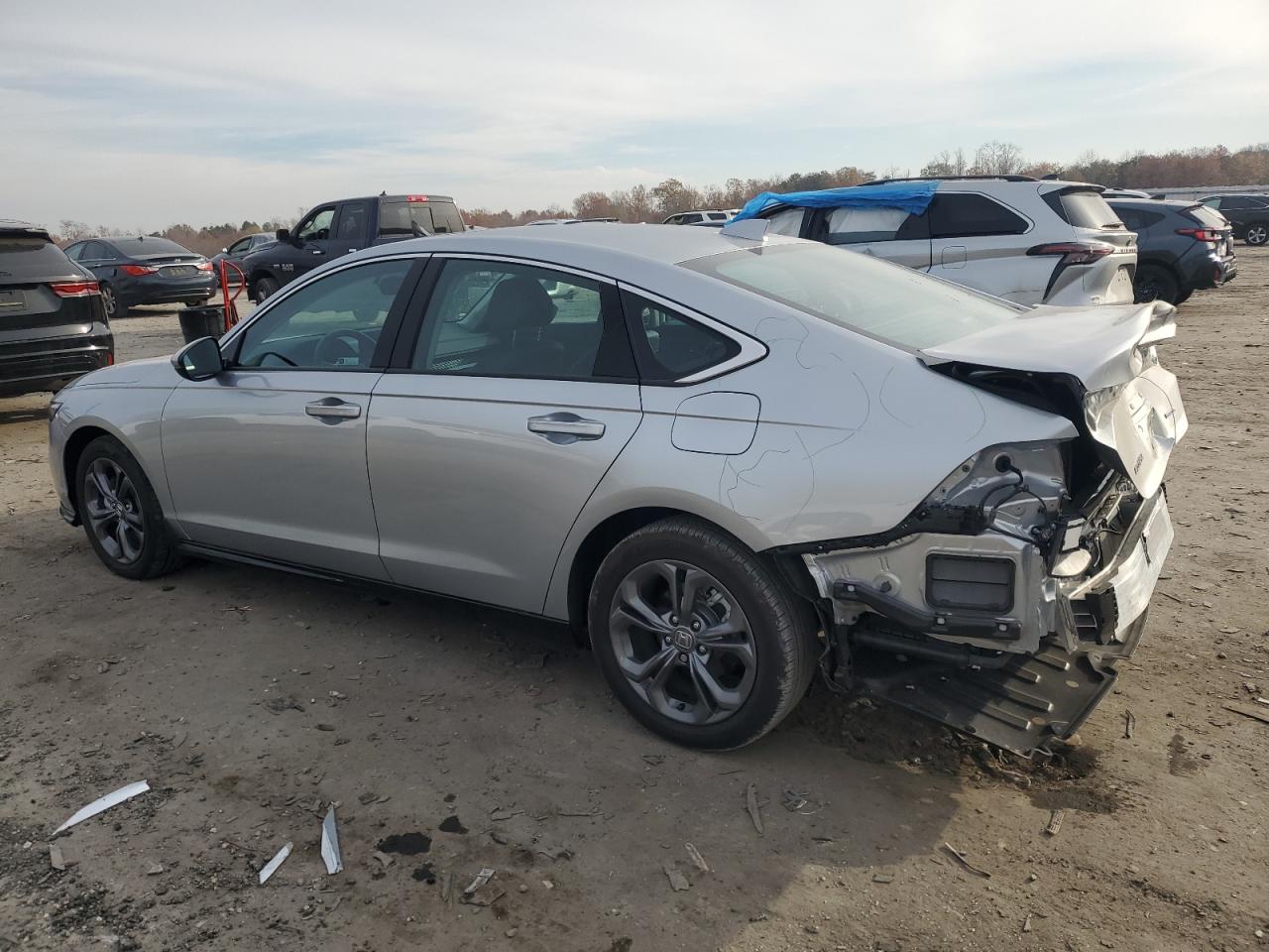2024 Honda Accord VIN 1HGCY2F64RA027398 Copart auction photo, rear end / minor dent/scratches damage thumbnail 2