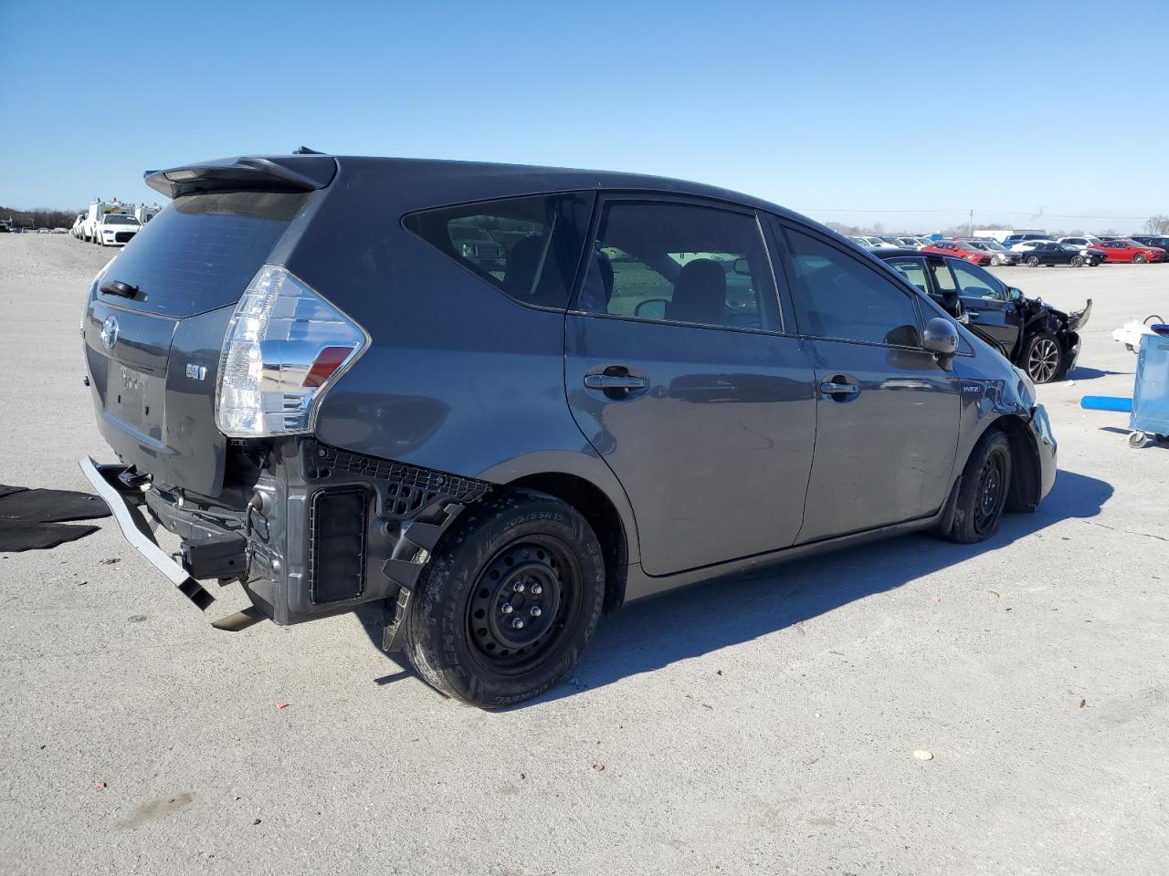2012 Toyota Prius VIN JTDZN3EU0C3030589 Copart auction photo, front end / rear end damage thumbnail 3