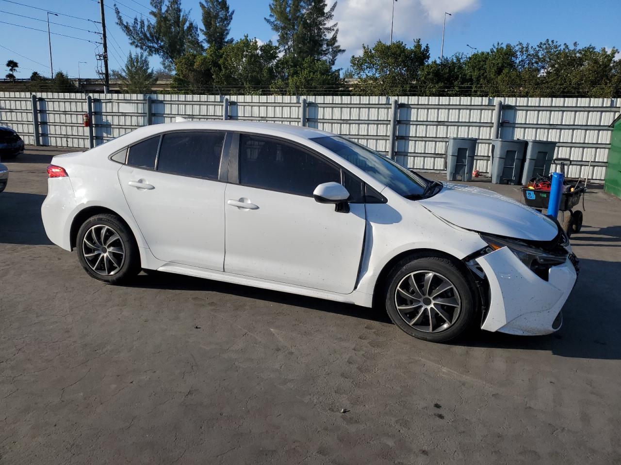 2021 Toyota Corolla VIN 5YFEPMAE6MP172726 Copart auction photo, all over / undercarriage damage thumbnail 4