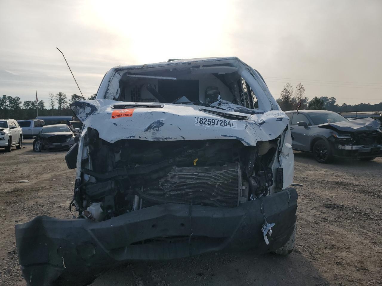 2015 Ford Transit VIN 1FTNR1ZM5FKB20770 Copart auction photo, all over damage thumbnail 5