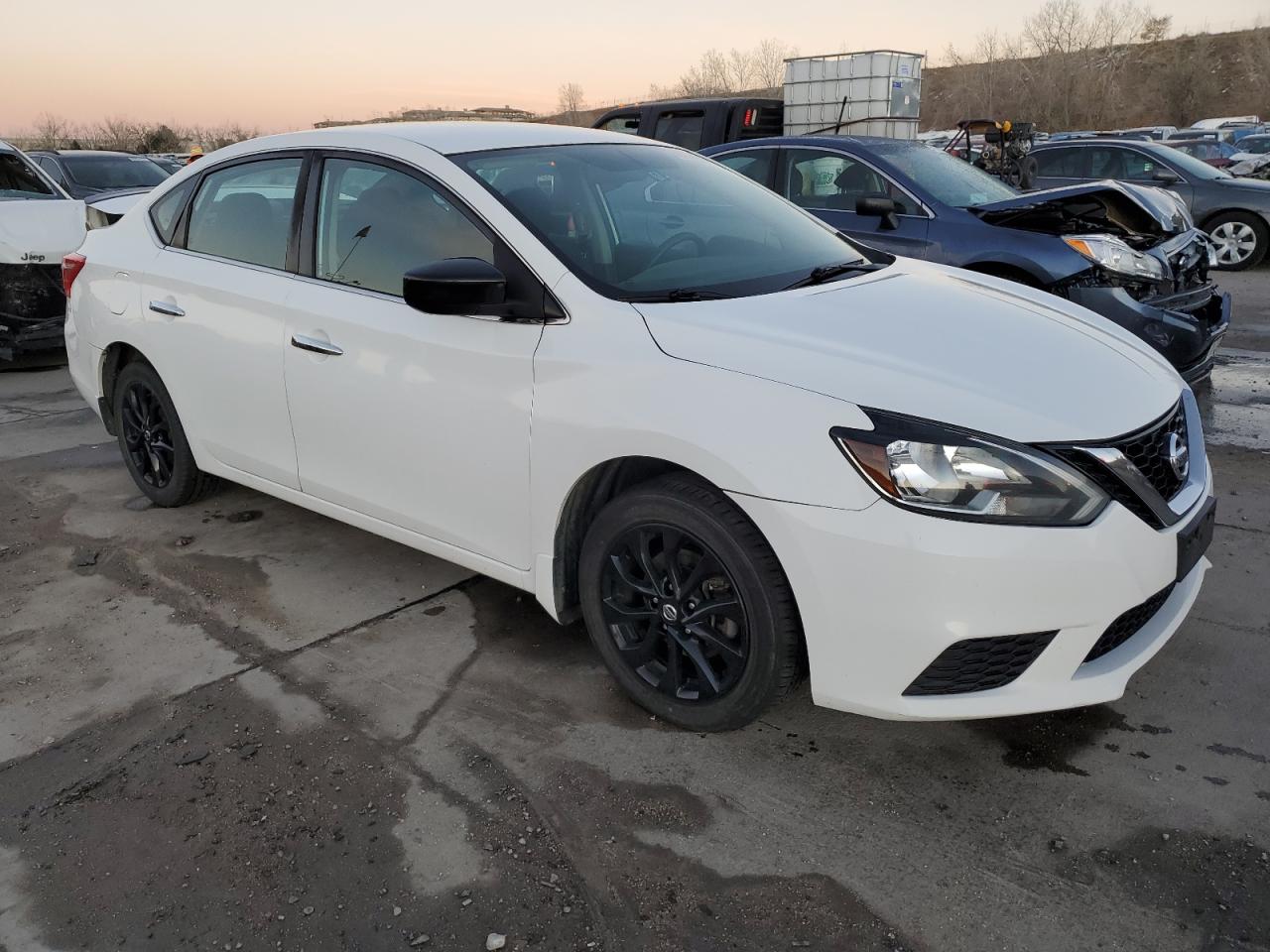 2018 Nissan Sentra VIN 3N1AB7AP1JY313619 Copart auction photo, rear end damage thumbnail 4