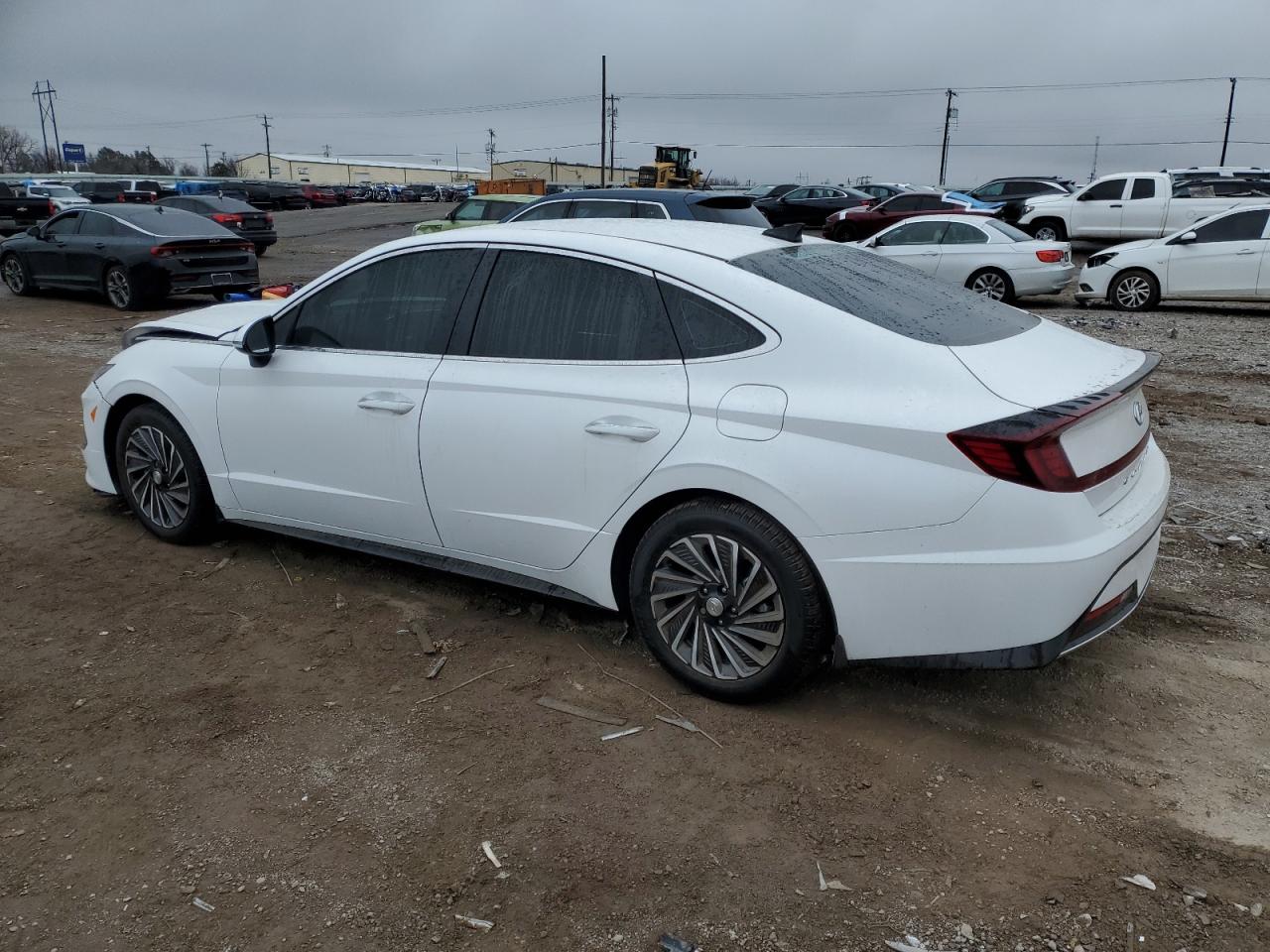 2023 Hyundai Sonata VIN KMHL34JJ7PA059565 Copart auction photo, front end / mechanical damage thumbnail 2