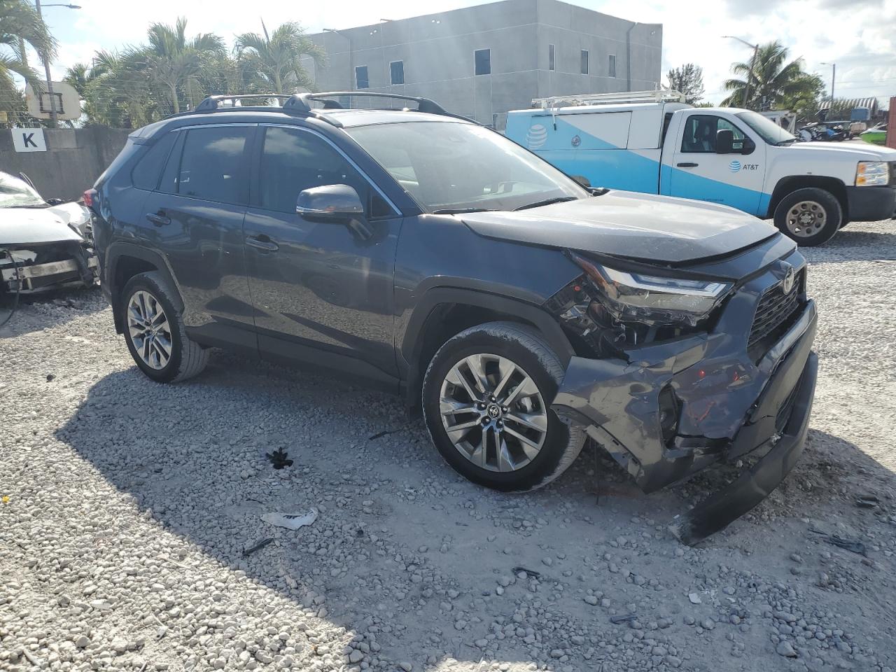 2024 Toyota RAV 4 VIN 2T3C1RFV3RC285692 Copart auction photo, front end damage thumbnail 4